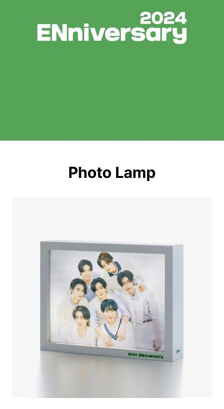 ENHYPEN - 2024 ENNIVERSARY PHOTO LAMP