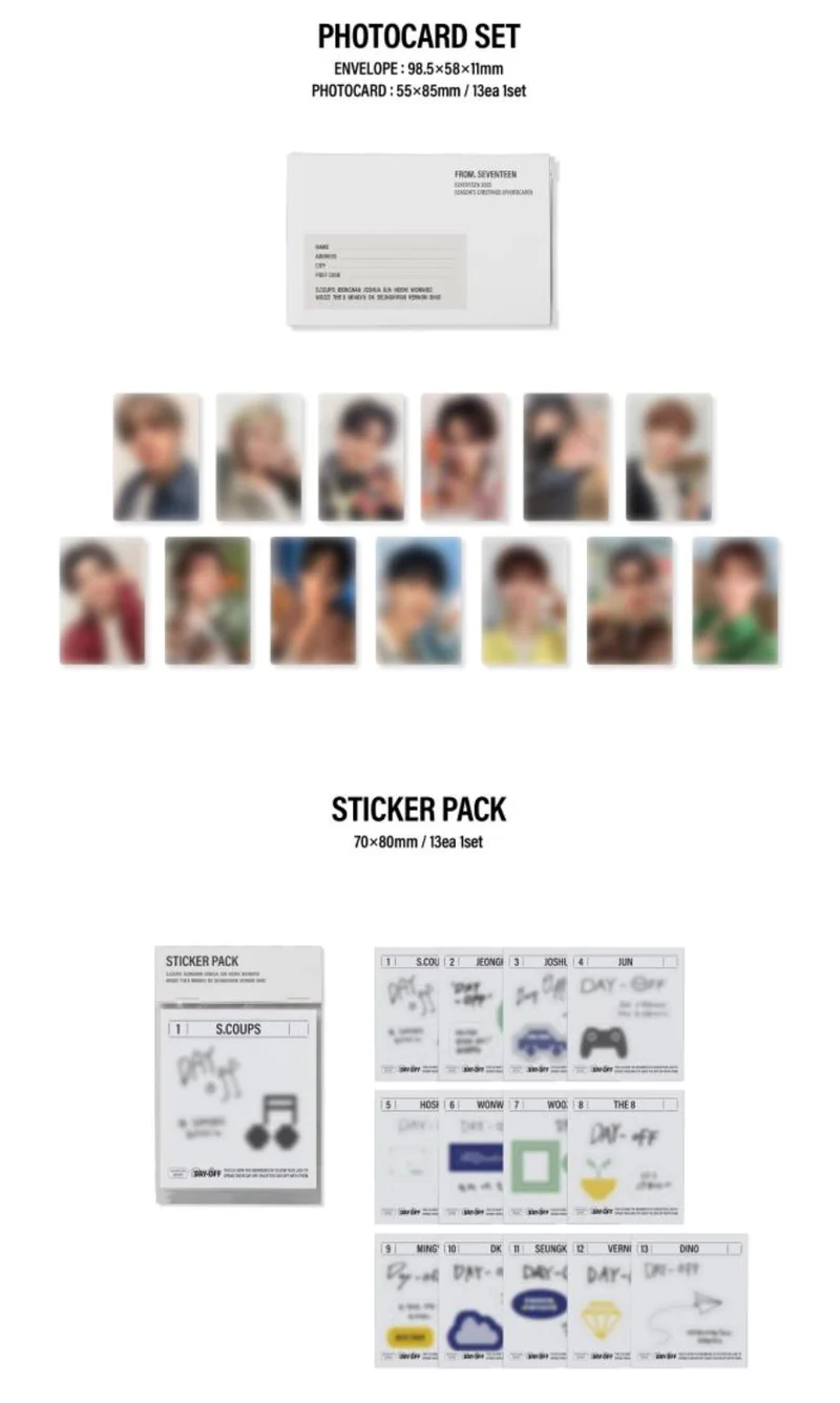 SEVENTEEN - 2025 SEASON'S GREETINGS (SEVENTEEN'S VACATION : DAY-OFF)