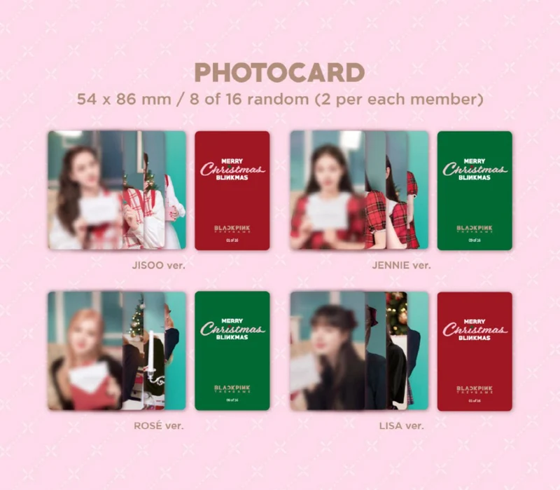 BLACKPINK - THE GAME COUPON CARD COLLECTION (2024 BLACKPINK CHRISTMAS)