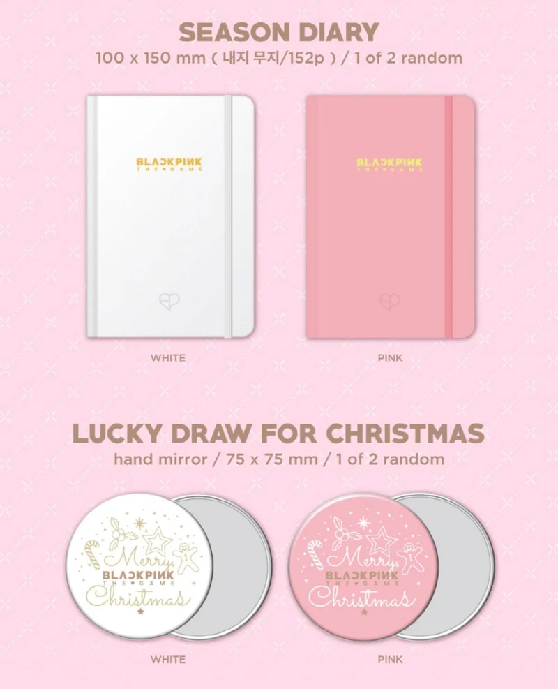 BLACKPINK - THE GAME COUPON CARD COLLECTION (2024 BLACKPINK CHRISTMAS)