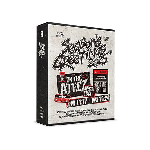 ATEEZ - 2025 SEASON'S GREETINGS (ROCK WILL NEVER DIE !)