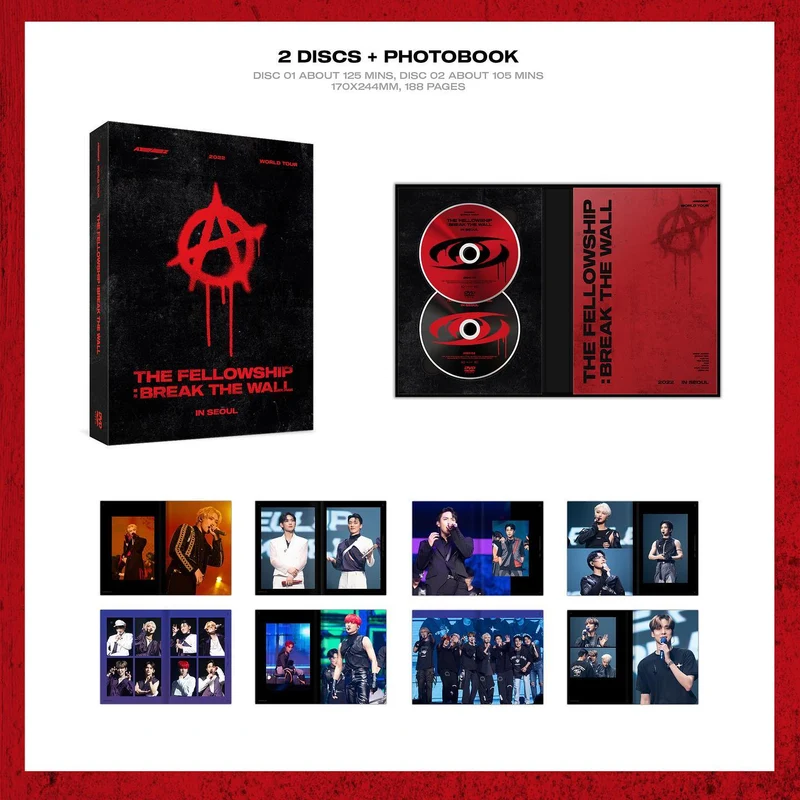 [ATEEZ] World Tour : The Fellowship : Break The Wall : In Seoul : DVD