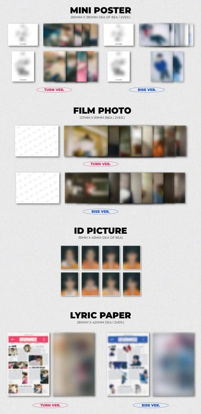 8TURN - 8TURNRISE 1ST MINI ALBUM (Sleeve Package)