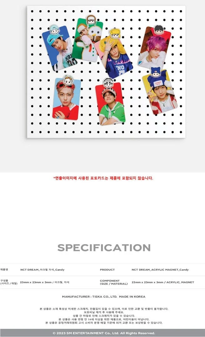 NCT DREAM - ACRYLIC MAGNET [Candy]
