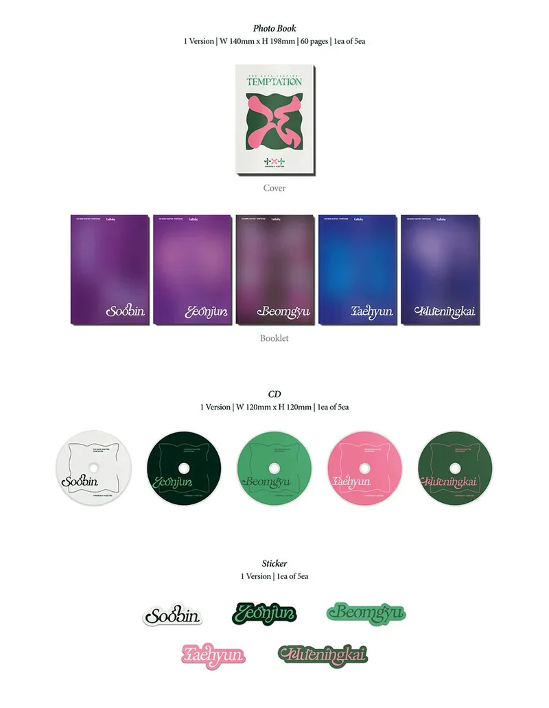 TXT - THE NAME CHAPTER: TEMPTATION LULLABY VER. (5TH MINI ALBUM)