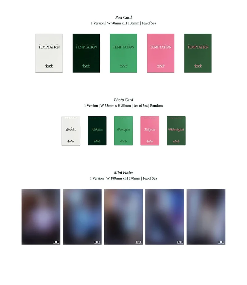 TXT - THE NAME CHAPTER: TEMPTATION LULLABY VER. (5TH MINI ALBUM)