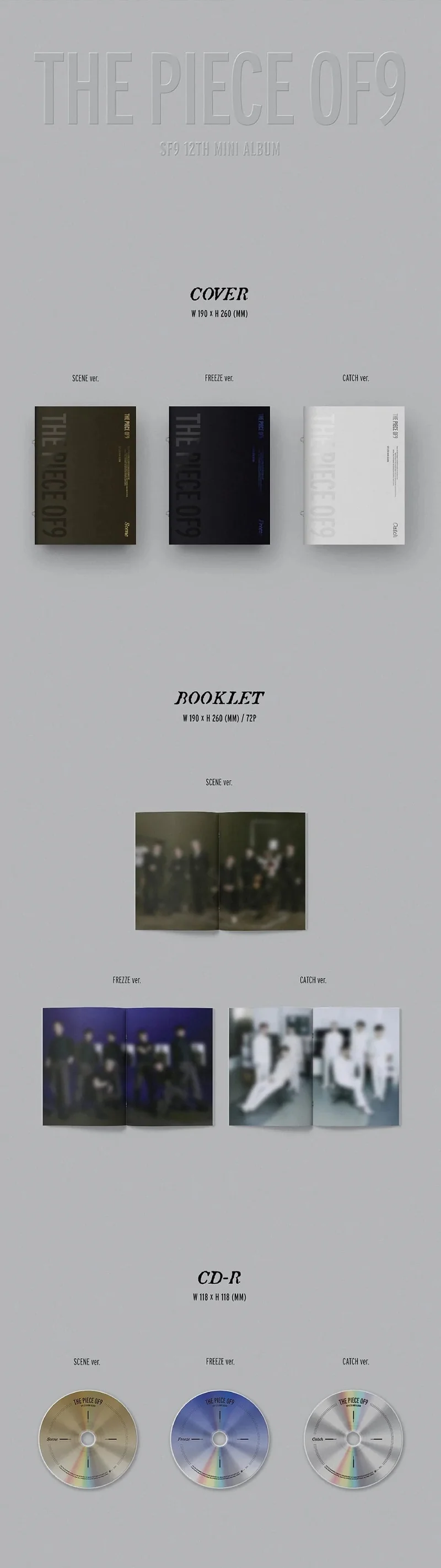 SF9 - THE PIECE OF9 (12TH MINI ALBUM)