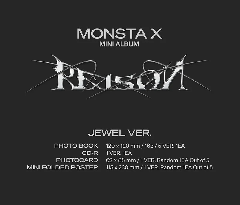 MONSTA X - REASON (JEWEL VER.)