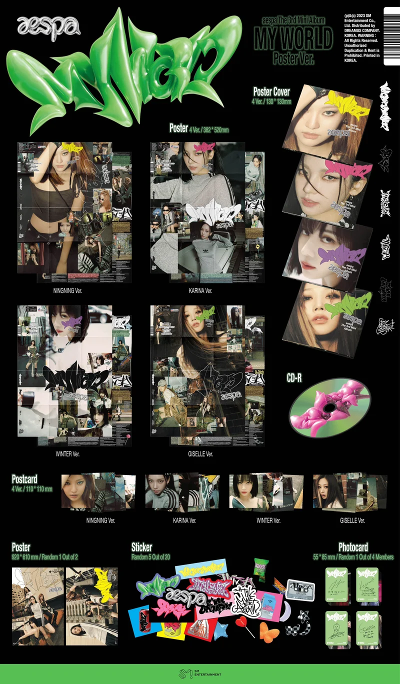 [AESPA] My World : Poster Ver.