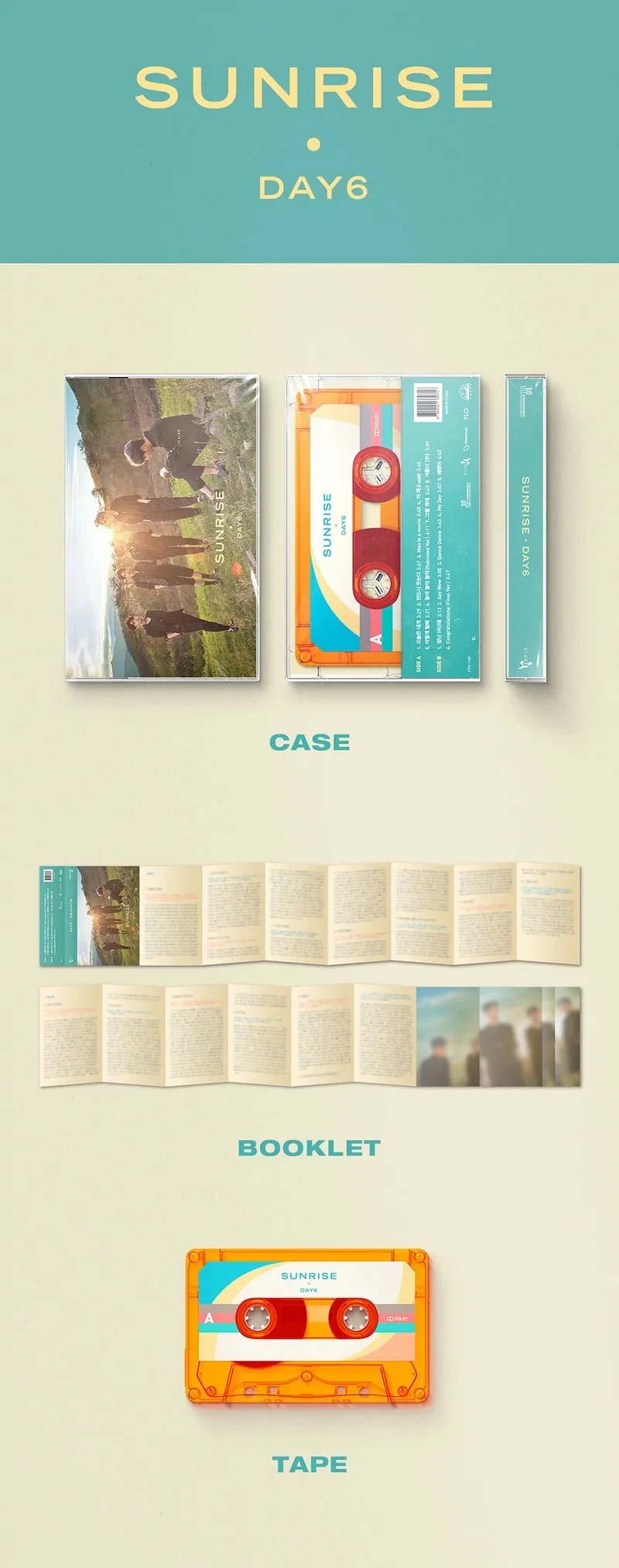 DAY6 - SUNRISE CASSETTE TAPE VER. (FULL ALBUM)