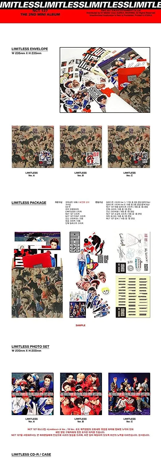 NCT 127 - Limitless (2nd Mini Album)