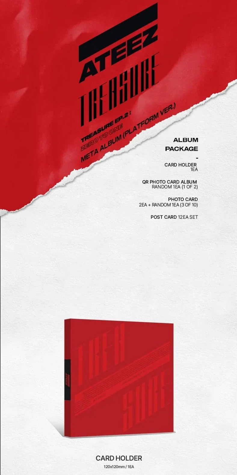 ATEEZ - TREASURE EP SERIES: EP2 Zero to One (Platform Ver.)