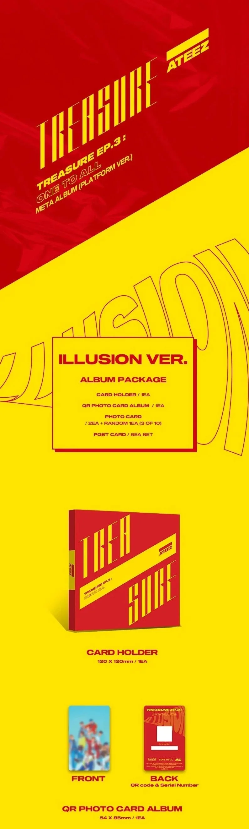 ATEEZ - TREASURE EP SERIES: EP3 One To All (Platform Ver.)