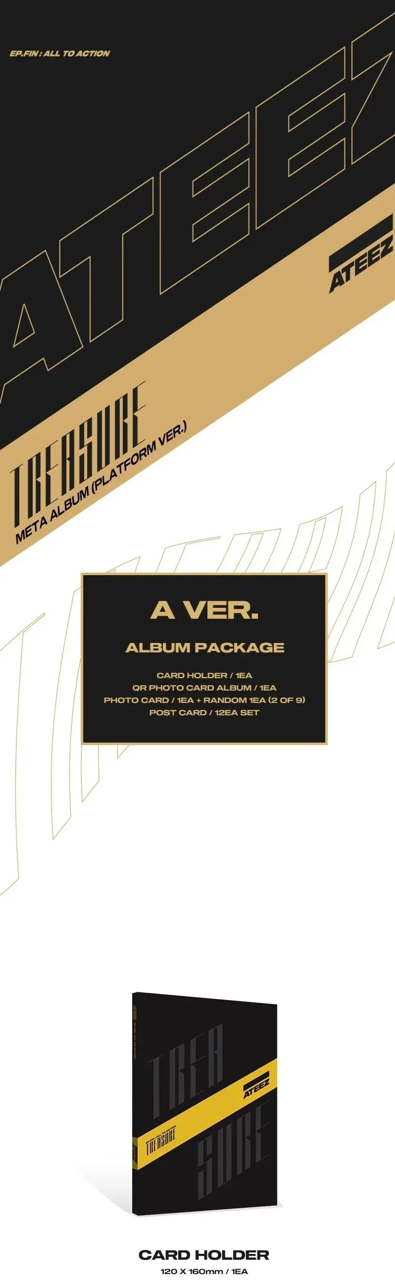 ATEEZ - TREASURE EP SERIES: EP:FIN All to Action (Platform Ver.)