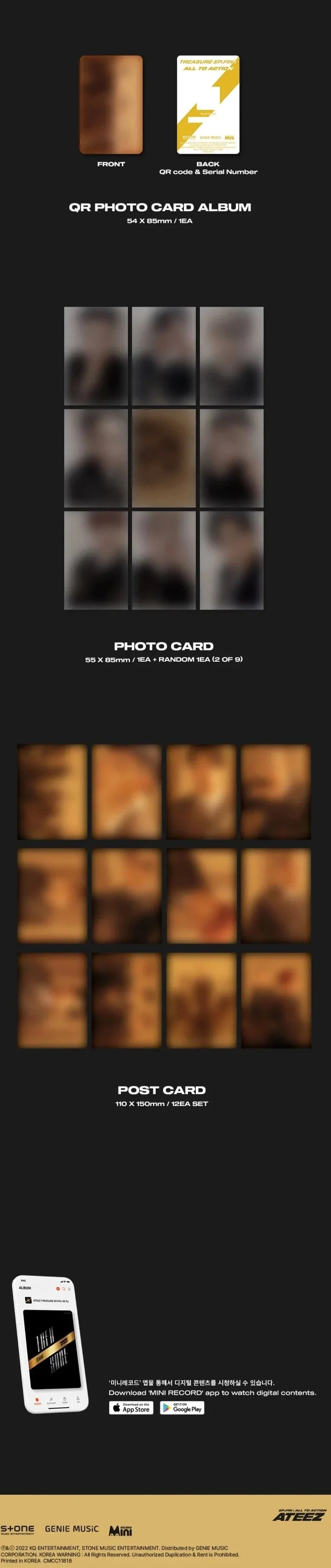 ATEEZ - TREASURE EP SERIES: EP:FIN All to Action (Platform Ver.)