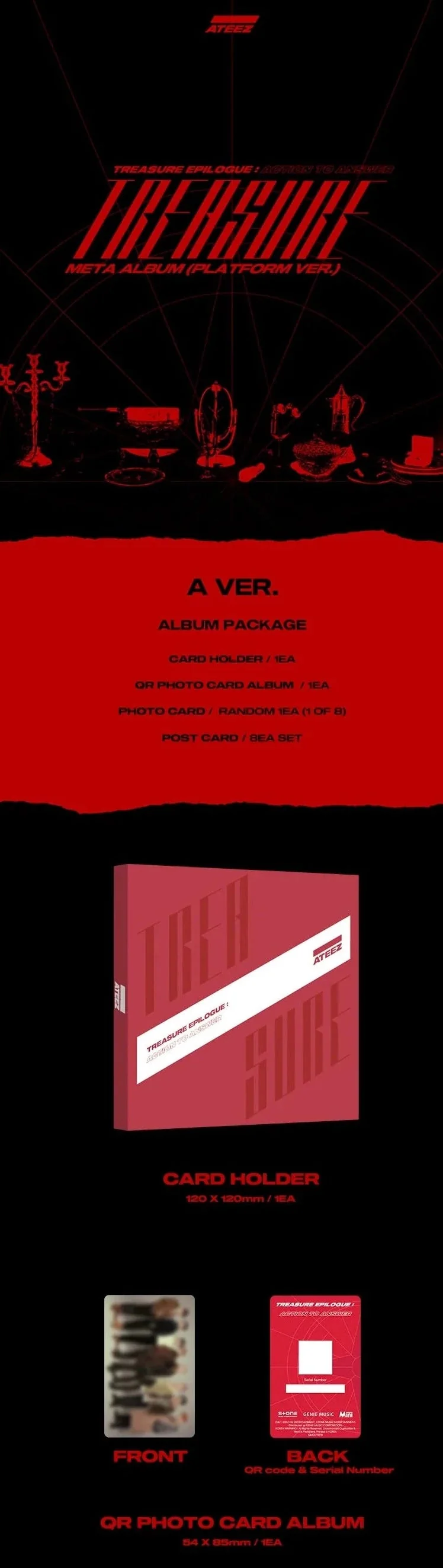 ATEEZ - TREASURE EP SERIES: Epilogue Action To Answer (Platform Ver.)