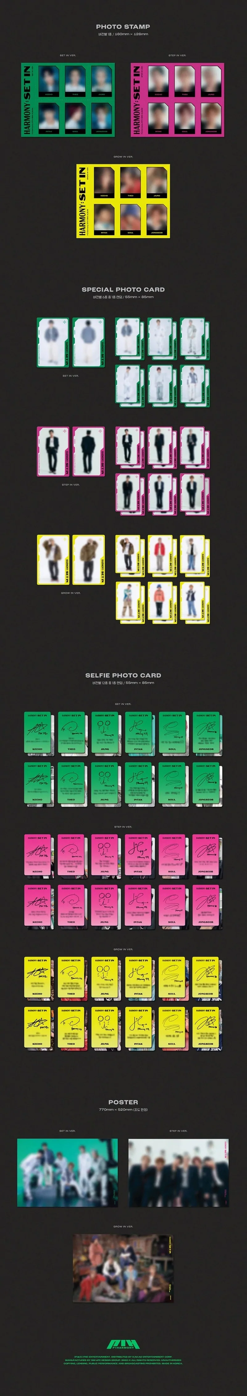 P1HARMONY - HARMONY SET IN (5TH MINI ALBUM)