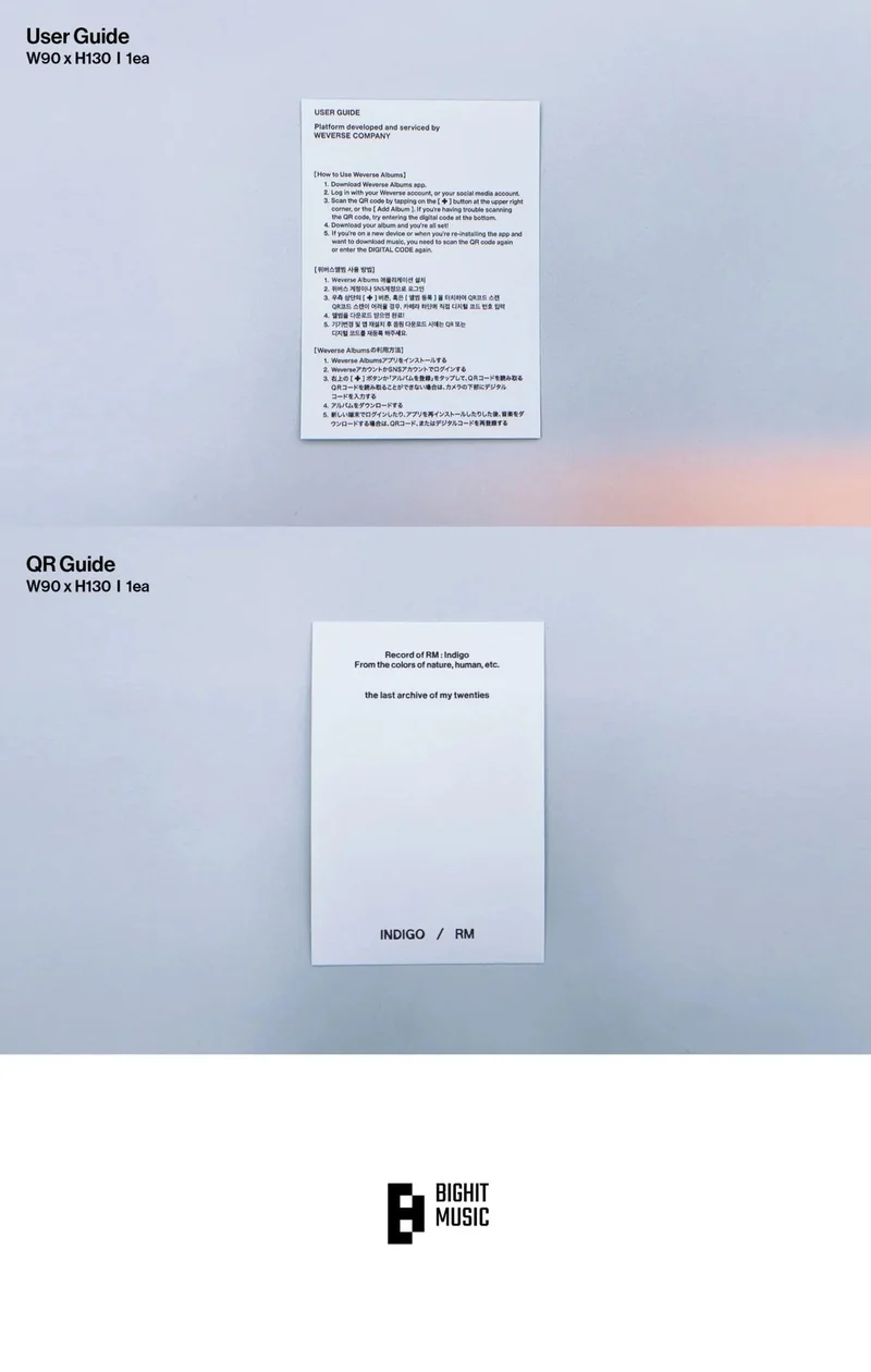 BTS RM - INDIGO (1ST SOLO ALBUM)