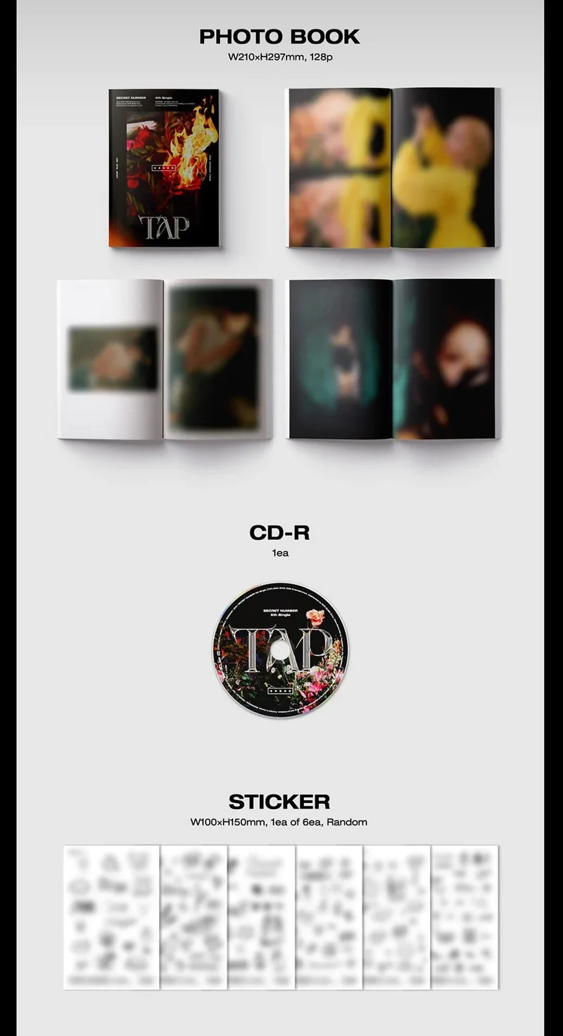 SECRET NUMBER - TAP (5TH SINGLE ALBUM)