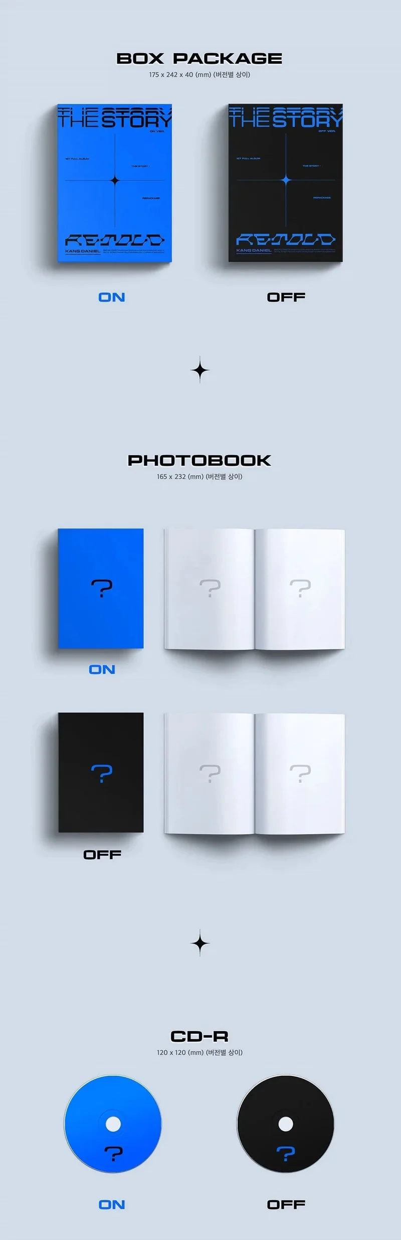 KANG DANIEL - RETOLD (1ST FULL ALBUM) REPACKAGE
