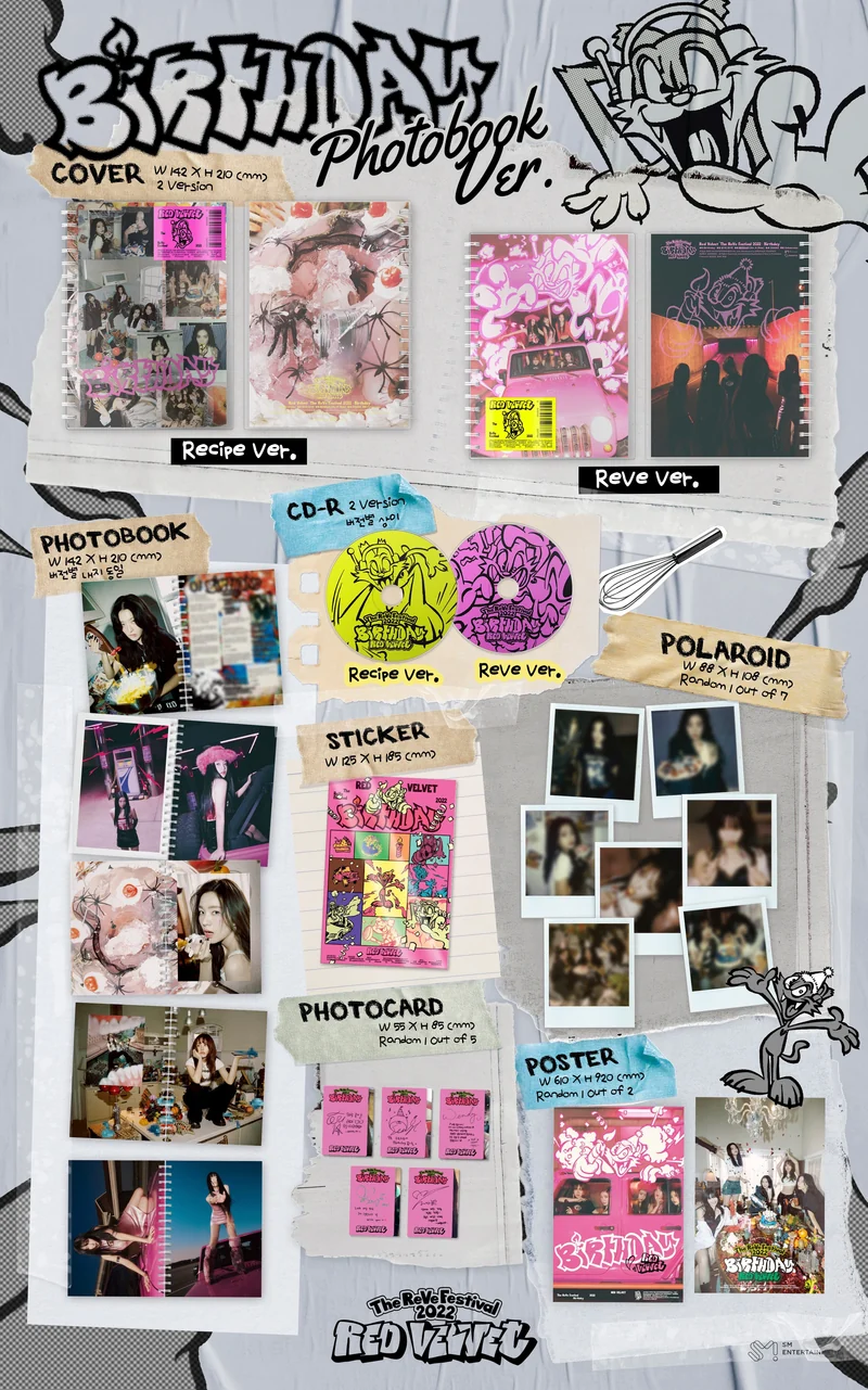 RED VELVET - THE REVE FESTIVAL 2022 BIRTHDAY (PHOTO BOOK VER.)
