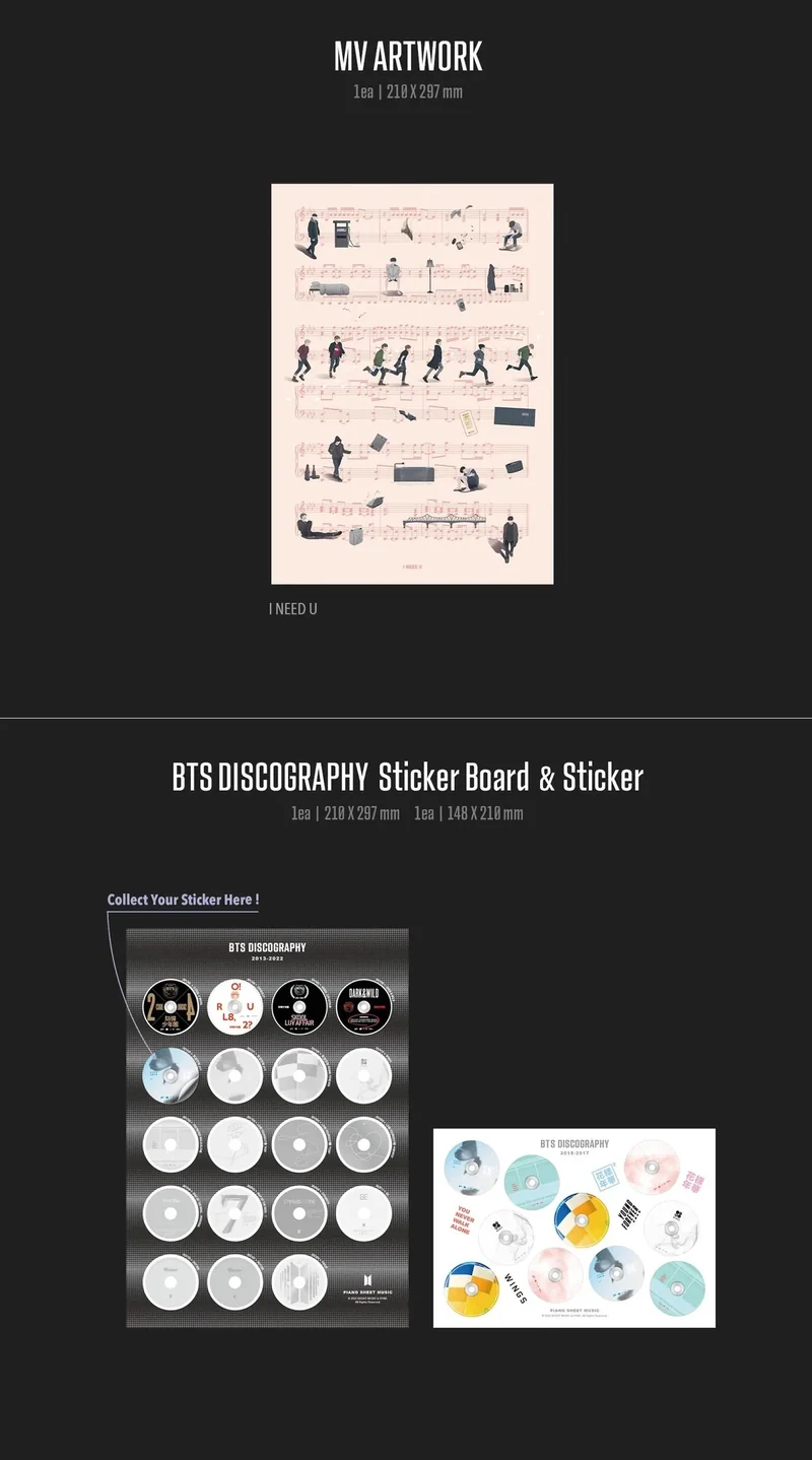 BTS - Piano Sheet Music (1/2)