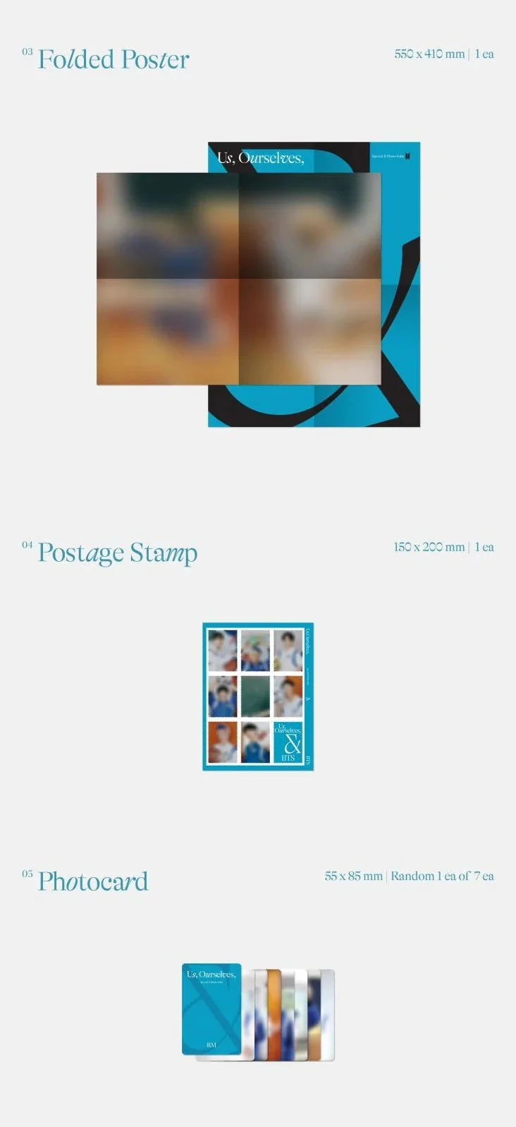 BTS - SPECIAL 8 PHOTO FOLIO "US OURSELVES AND BTS WE"