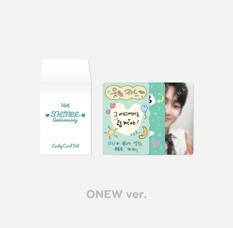 [SHINEE] 16th Anniversary : Lucky Card Set