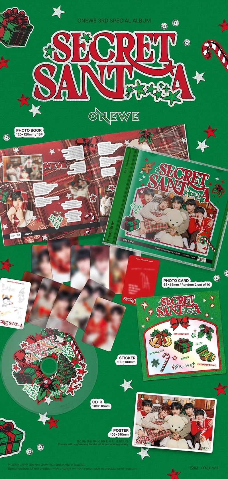 ONEWE - SECRET SANTA (3RD SPECIAL ALBUM)