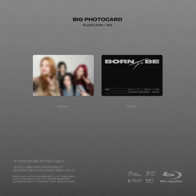ITZY - 2ND WORLD TOUR 'BORN TO BE' IN SEOUL (BLU-RAY/ DVD)