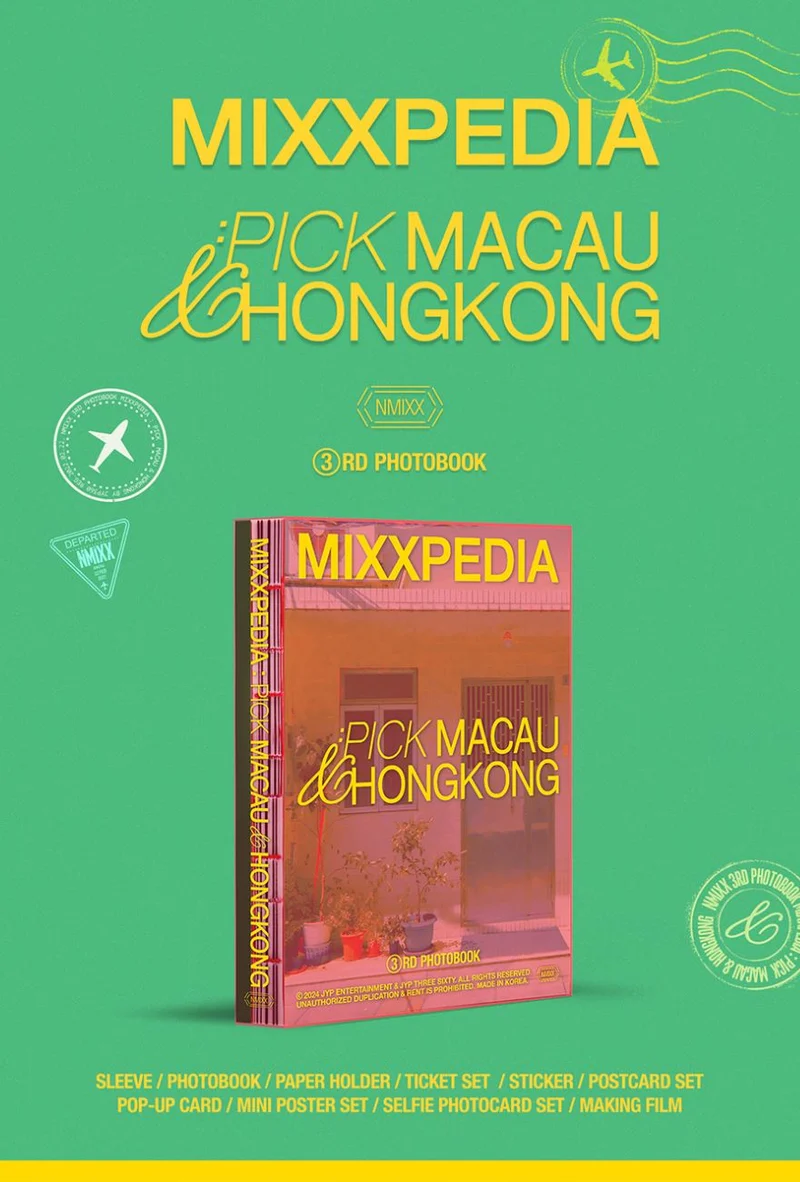 NMIXX - 3RD PHOTOBOOK (MIXXPEDIA : PICK MACAU & HONGKONG)