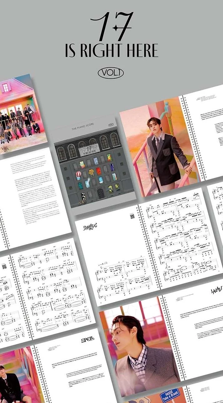 SEVENTEEN - THE PIANO SCORE : 17 IS RIGHT HERE