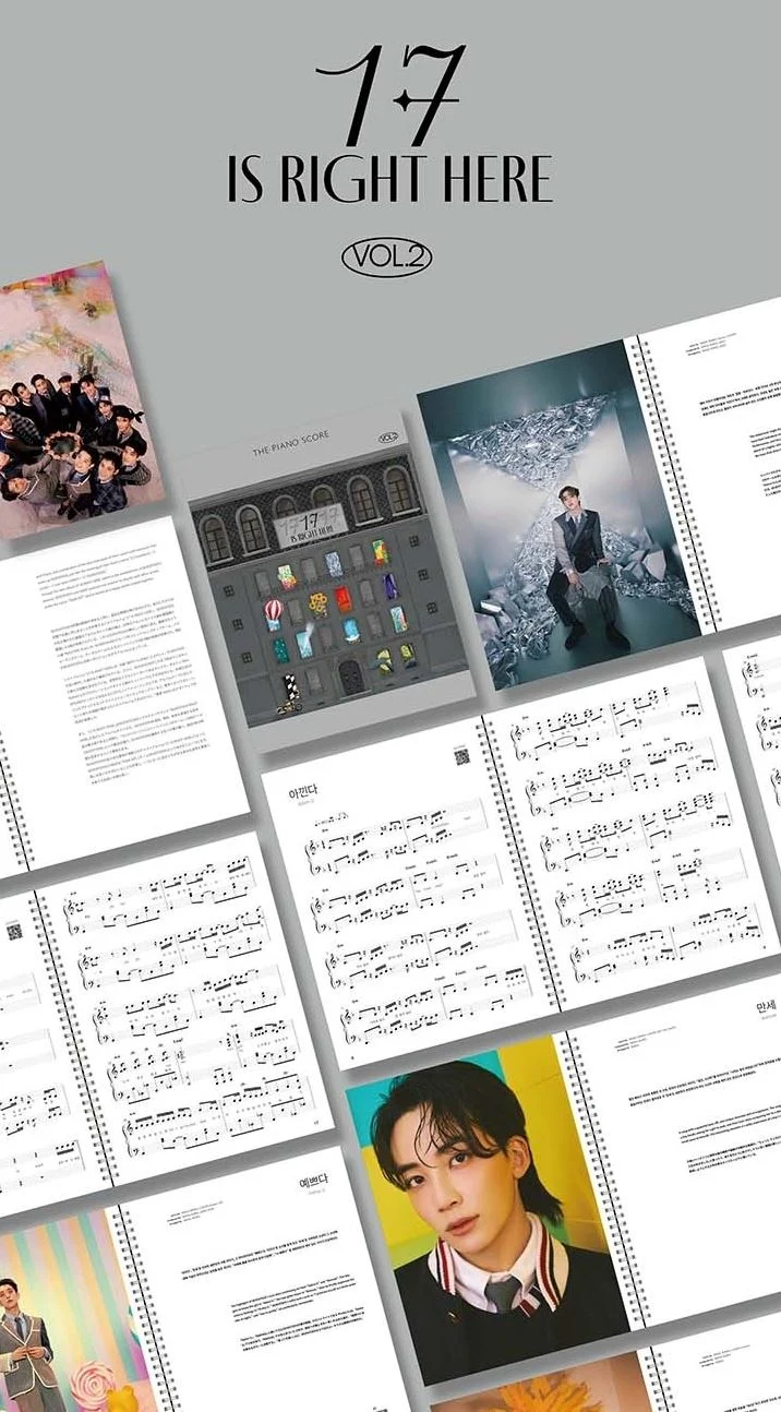 SEVENTEEN - THE PIANO SCORE : 17 IS RIGHT HERE