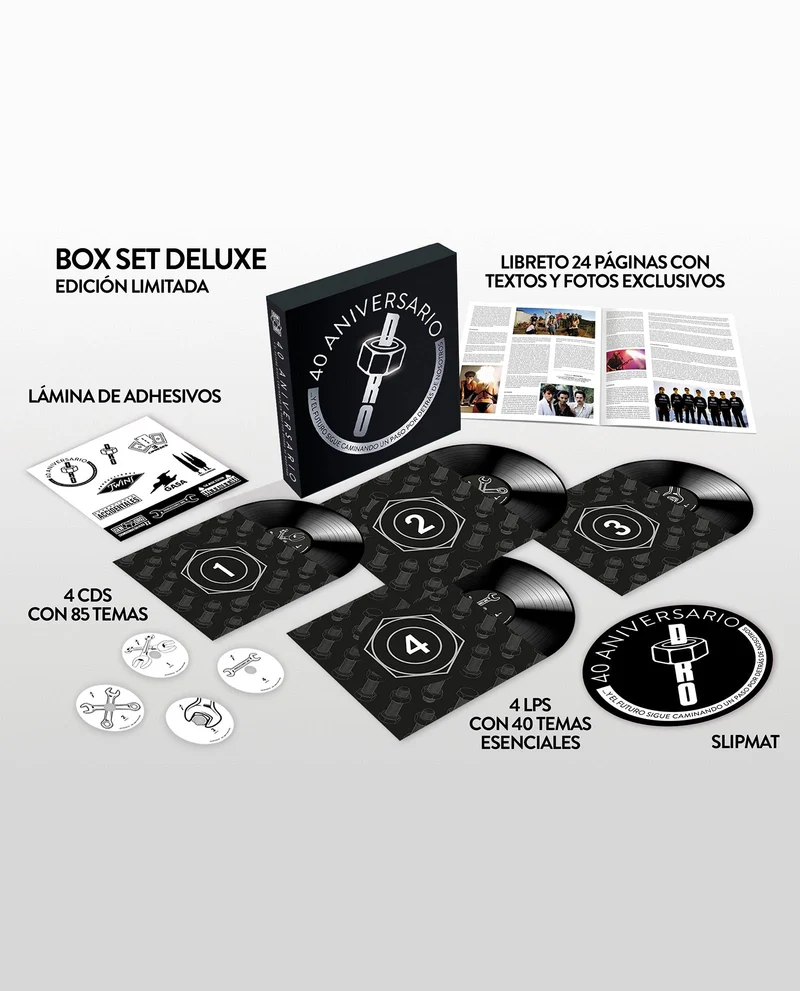 Varios Artistas DRO - Box 4LP Vinilo + 4CD + libro + Slipmat + Pegatinas