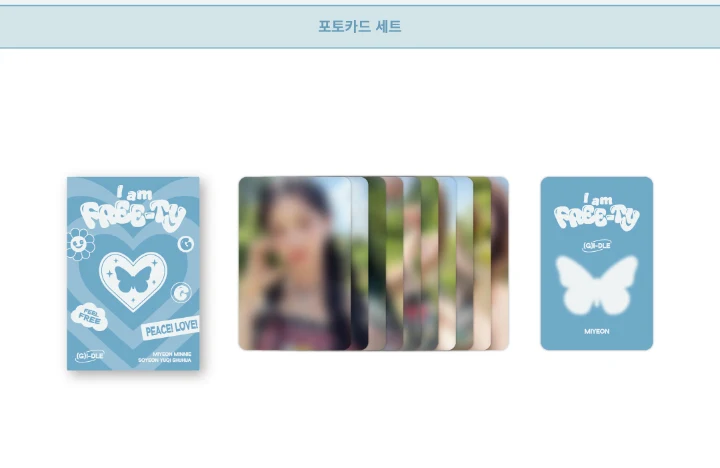 [(G)I-DLE] I Am Free-TY : Photocard Set