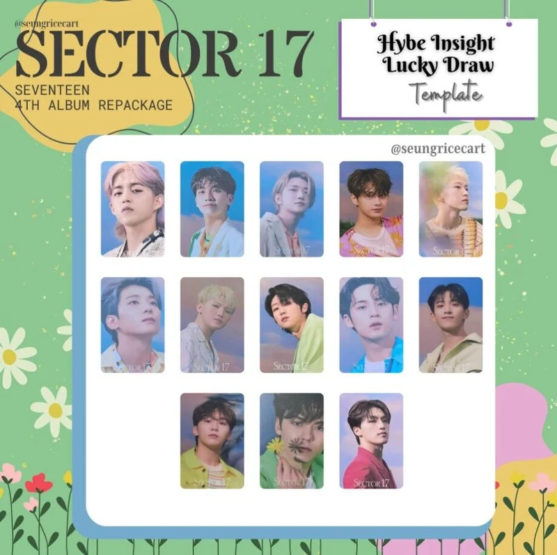 [SEVENTEEN] Sector 17 : POB Photocard