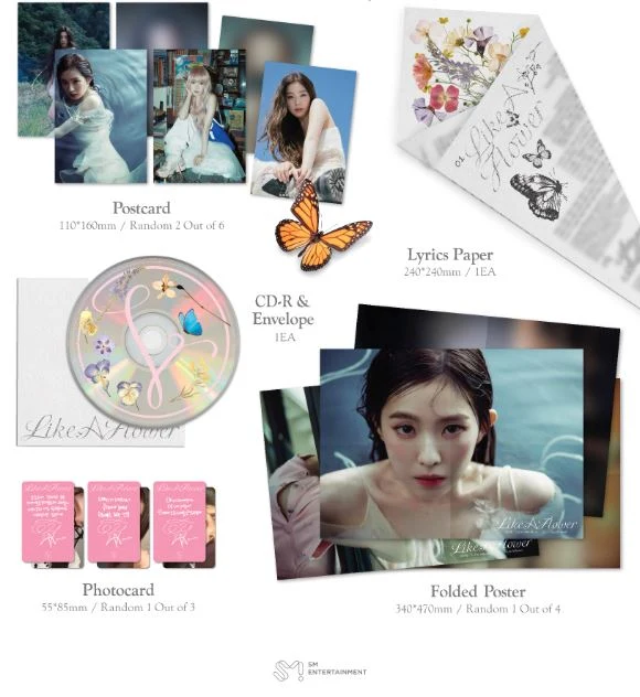 IRENE (RED VELVET) - LIKE A FLOWER (PHOTOBOOK VER.)