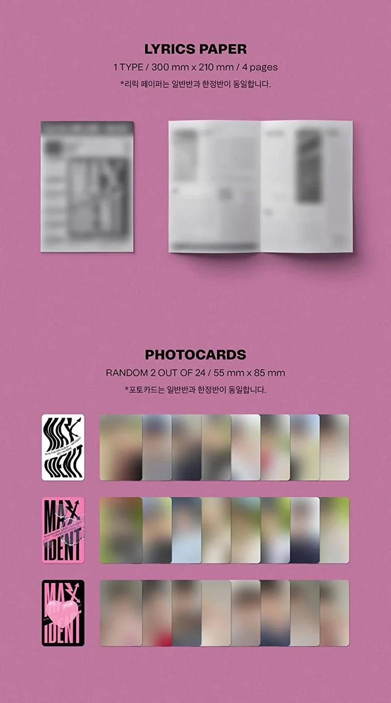 STRAY KIDS - MAXIDENT LIMITED EDITION GO VER. (7TH MINI ALBUM)