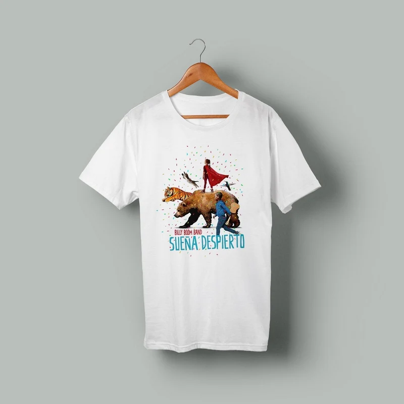 Billy Boom Band - Camiseta Sueña Despierto blanca