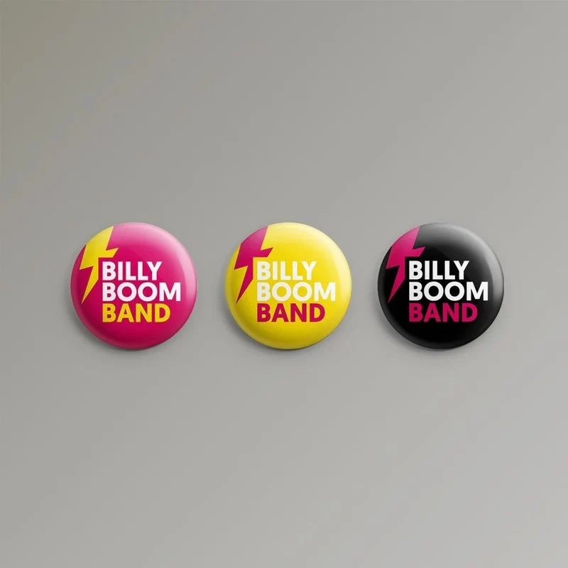 Billy Boom Band - Pack chapas
