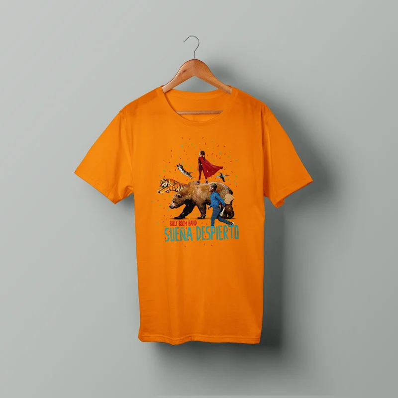 Billy Boom Band - Camiseta Sueña Despierto naranja