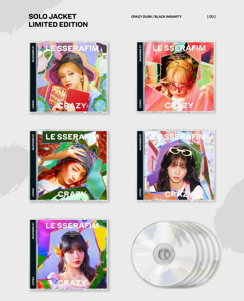 LE SSERAFIM - CRAZY (3RD JAPAN SINGLE) SOLO EDITION