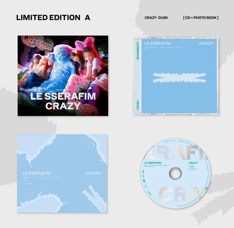 LE SSERAFIM - CRAZY (3RD JAPAN SINGLE)