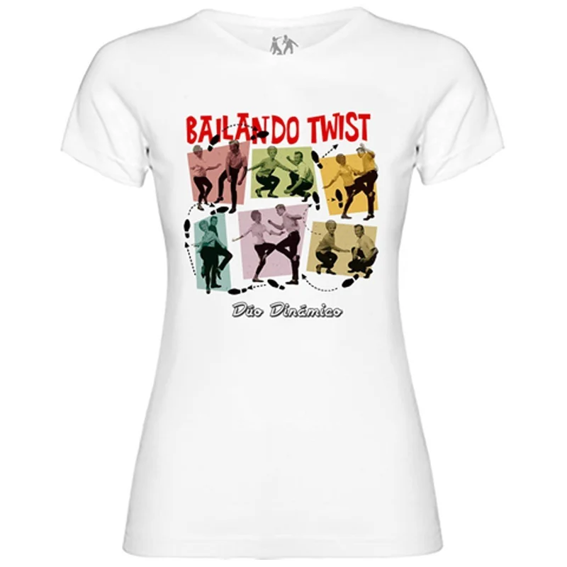 El Dúo Dinámico - Camiseta Chica "Bailando el twist"