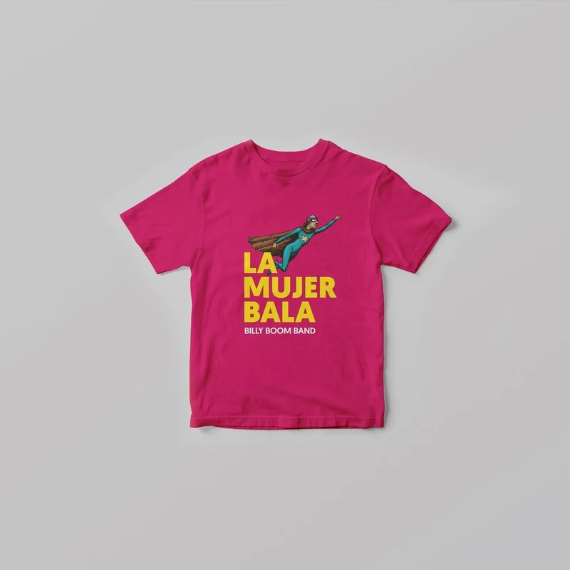 Billy Boom Band - Camiseta La Mujer Bala