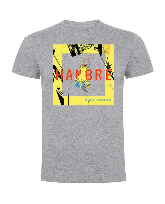 Kiko Veneno - Camiseta "Hambre" Gris