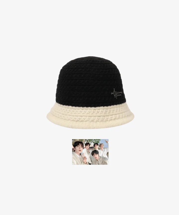 [TXT] World Tour : : Knit Bucket Hat (Black)