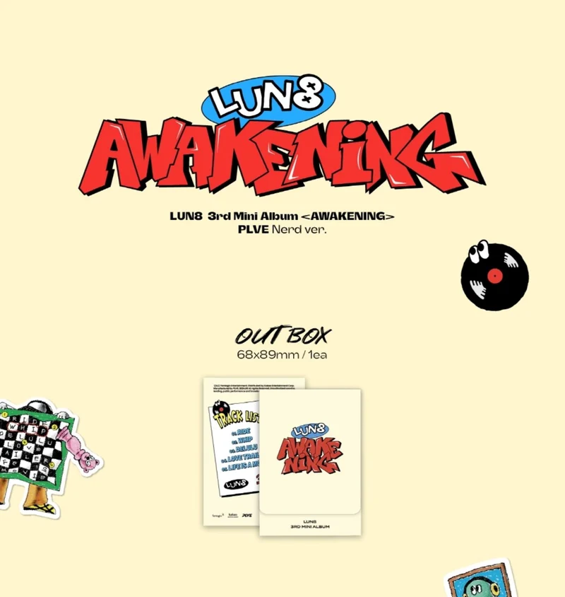 LUN8 - AWAKENING (3RD MINI ALBUM) PLVE VER.