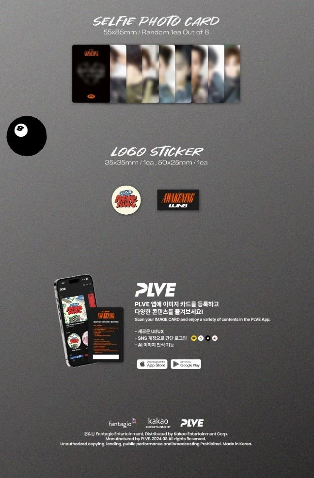 LUN8 - AWAKENING (3RD MINI ALBUM) PLVE VER.