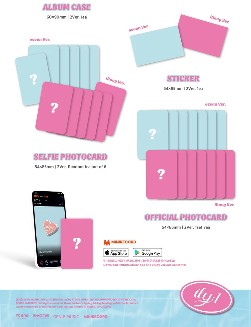 ILY:1 - ILLANG:FIREWORK (3RD MINI ALBUM) PLATFORM VER.
